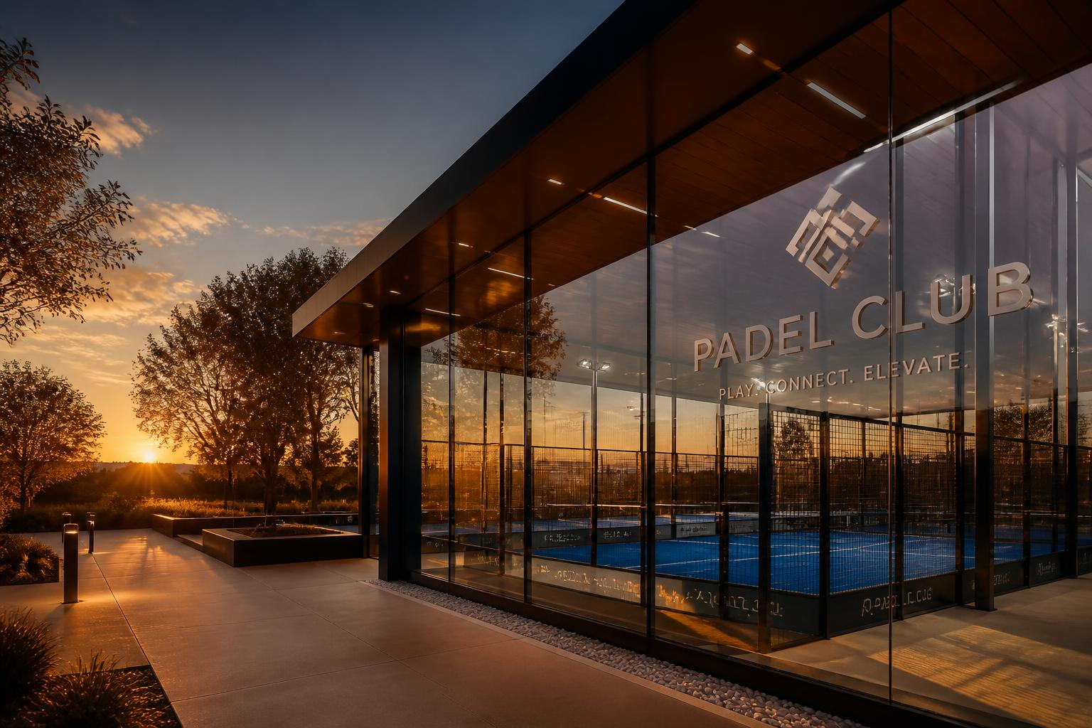 Modern racquet club
