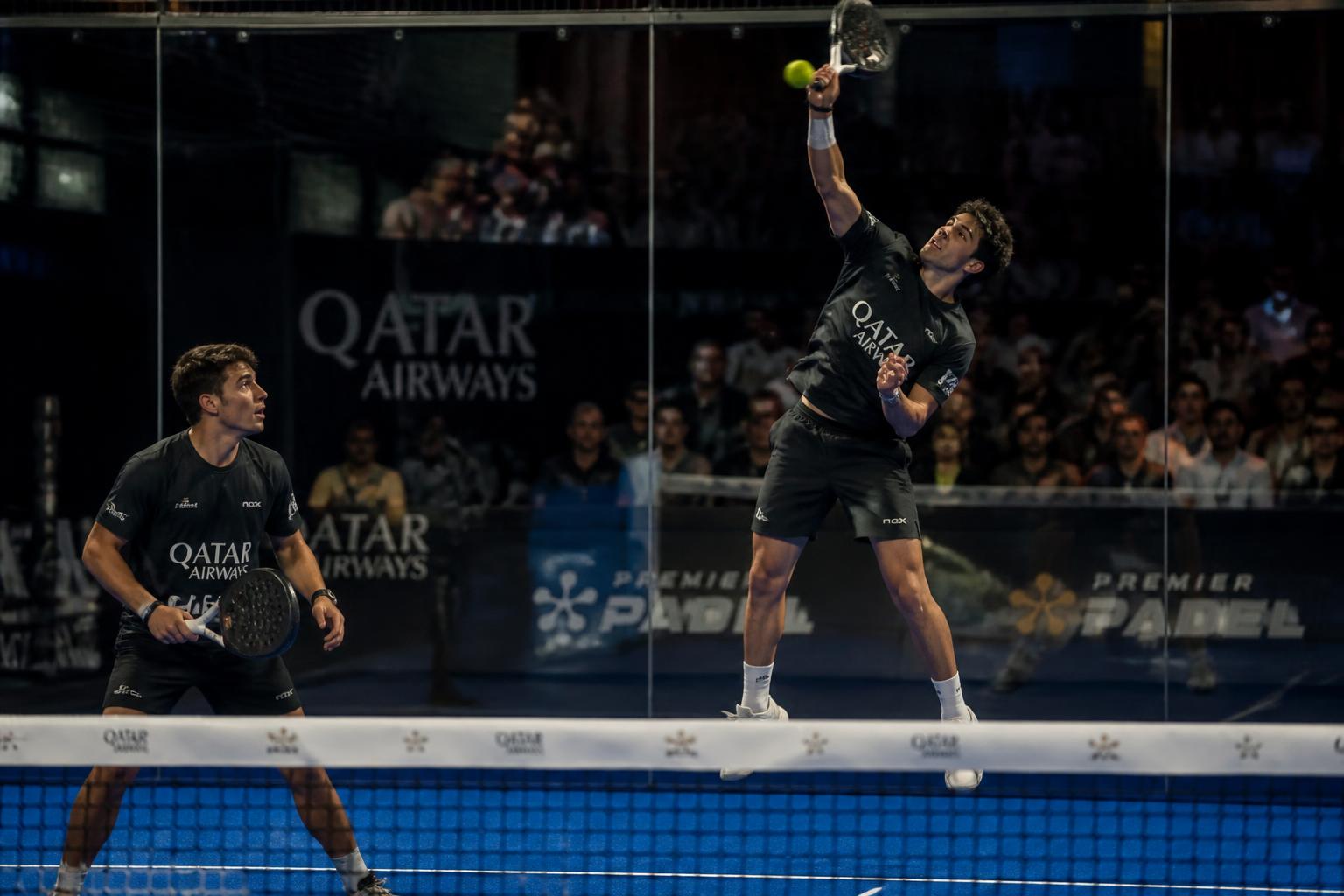 Live padel match