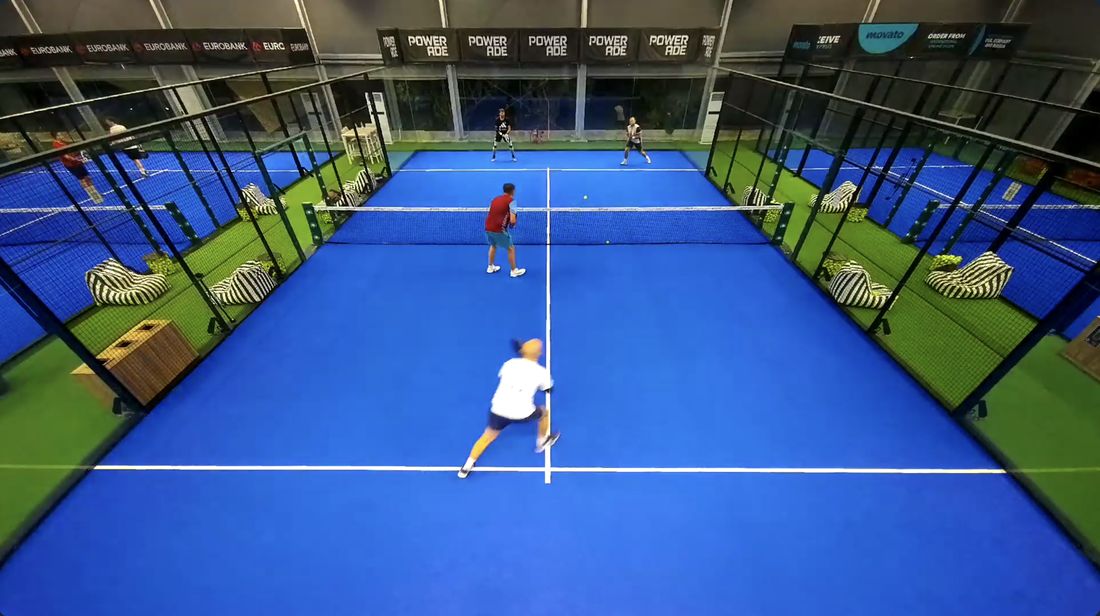 Live stream of a padel match on court 3